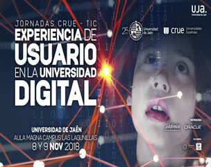 Jornadas CRUE-TIC UJA 2018 - Experiencia de usuario en la universidad digital