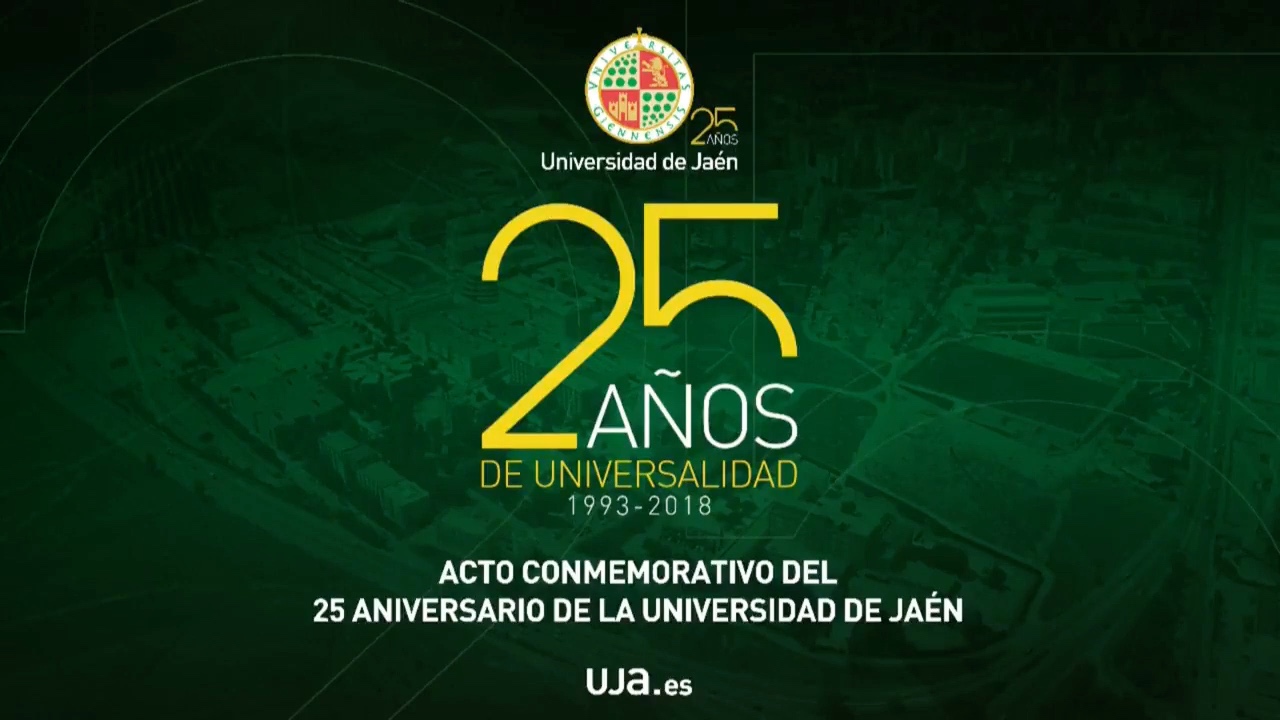 Acto conmemorativo del 25º aniversario de la Universidad de Jaén